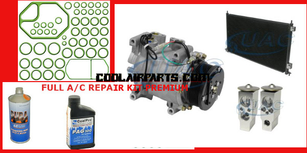 2002 - 2005 Honda Civic SI 2.0L ACURA RSX 38810PND006 New A/C Compressor PREMIUM FULL KIT 10726